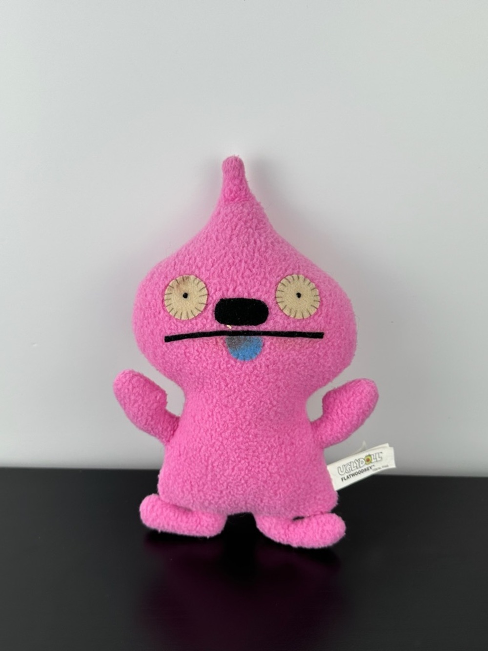 UglyDoll Rare Flatwoodsey Pretty Ugly Dolls Pink Monster 8” Plush Stuffed Doll